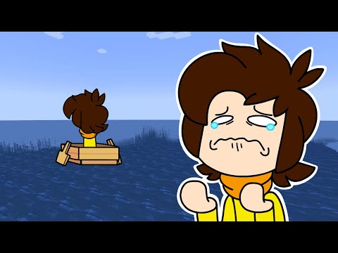 Spawning in an Ocean in Minecraft ( Animated #shorts )