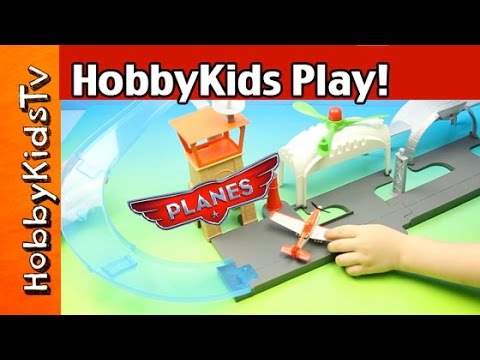 Disney Planes Dusty Propwash Junction Airport Playset Mattel Review by HobbyKidsTV