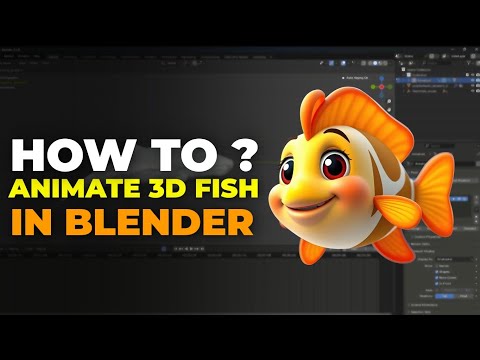 How To Animate A Fish Model in Blender With Just 2 Keyframes – No Rig Required! (Beginner Tutorial)