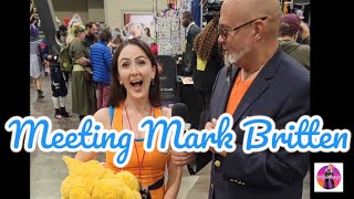 Meeting Mark Britten at RI Comic Con