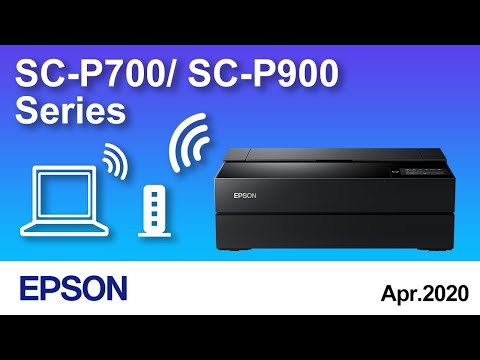 How to Connect a Printer and a PC Using Wi-Fi Automatically (Epson SC-P700/SC-P900)