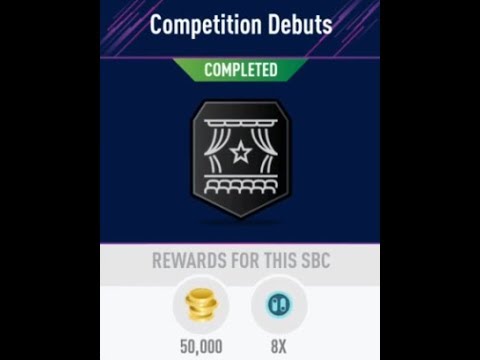 Competition Debut, PACO GENTO, ICONO SBC - Solución Completa - PACYBITS FUT 19