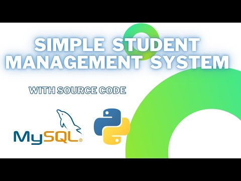 Simple Student Management System with python and MySQL within 100 lines