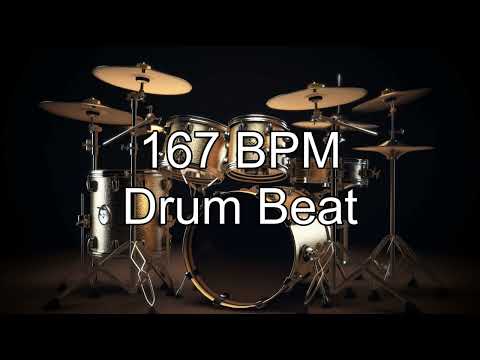 167 BPM Funky Groove Drum Beat for Jamming & Practice