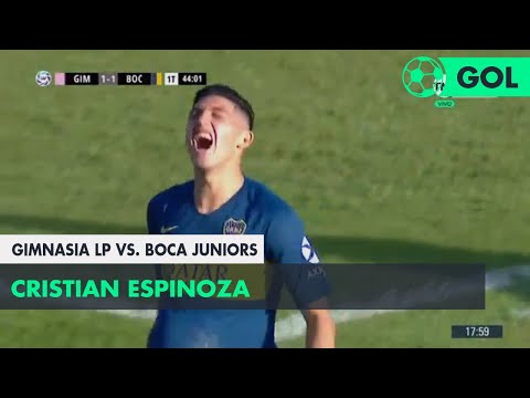 Cristian Espinoza (1-1) Gimnasia LP vs Boca Juniors | Fecha 10 - Superliga Argentina 2018/2019