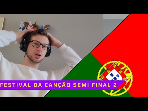 PORTUGAL: Festival da Canção song REACTION (Semi Final 2)