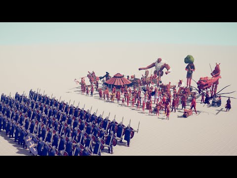 ALL UNITS vs ARMIES - Totally Accurate Battle Simulator TABS