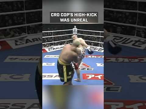 Cro Cop’s high-kicks were UNREAL 😤 #mirkocrocop #knockout #kickboxing