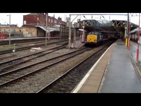 DRS 37259 makes some noise upon leaving Crewe on 0ZGB 06/11/16