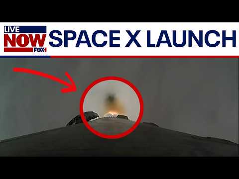 Video | WATCH SpaceX rocket leave giant hole in rain clouds as it takes off