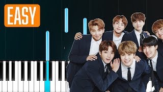 Download lagu BTS - 'Fake Love' 100% EASY PIANO TUTORIAL mp3