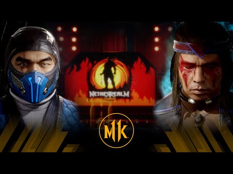 Mortal Kombat 11 - 'Klassic' Sub-Zero Vs 'Klassic' Nightwolf (Very Hard)