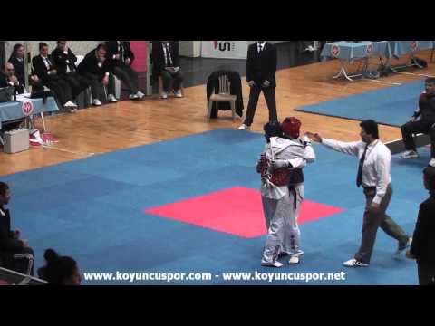 +87kg Semifinal Hasret Sonmez vs Furkan Unal  (2013 Ümitler Turkiye Taekwondo Sampiyonası)