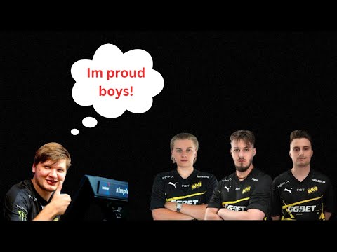 S1mple shares that he is very proud of new NaVi roster! 💪