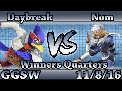 GGSW 6 - Daybreak (Falco) Vs GG | Nom (Sheik) Smash Wii U Winners Quarters - Smash 4