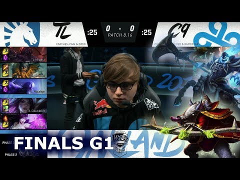 Team Liquid vs Cloud 9 - Game 1 | Grand Finals S8 NA LCS Summer 2018 | TL vs C9 G1