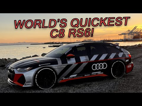 Worlds quickest C8 RS6 2021+ goes 10.27@134mph