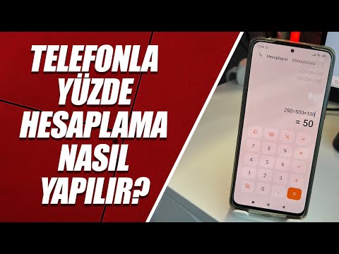 TELEFONDA YÜZDE HESAPLAMA – CEP TELEFONU İLE YÜZDE NASIL HESAPLANIR?