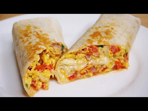 DESAYUNO SENCILLO PERO BIEN SABROSO! Burrito 🌯.