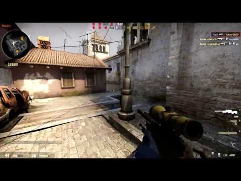 CS GO Casual - 4 in a row with AWP on Inferno