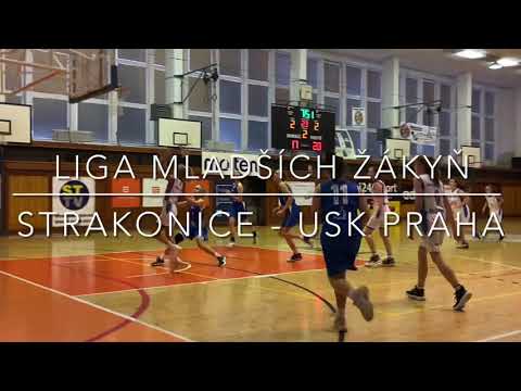 Liga mladších žákyň: BK Strakonice - USK Praha