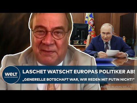 Video Thumbnail: ARMIN LASCHET: Treffen zwischen Putin und Trump – "Prozess, der diesen Krieg beenden könnte"