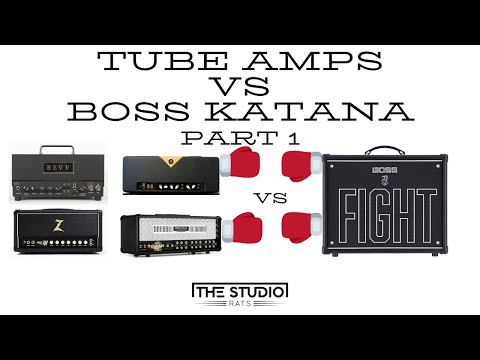 Tube amps Vs. Boss Katana (In a Recording Studio) Pt.1