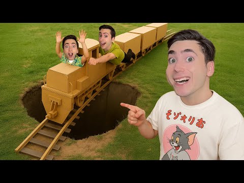 Efekan's Adventures Episode 23 - Cardboard Prison (Escape from the Train)