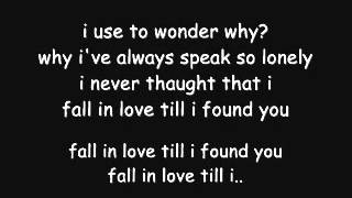 Till i found you (Lyrics)