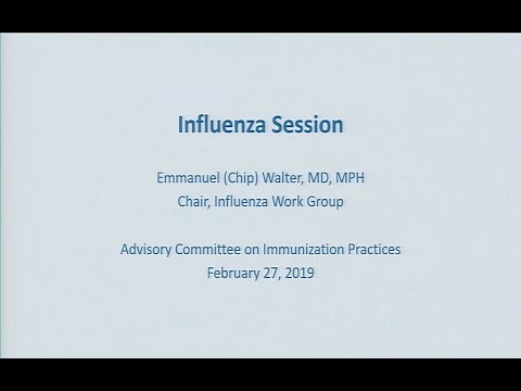 February 2019 ACIP Meeting - Influenza Vaccines