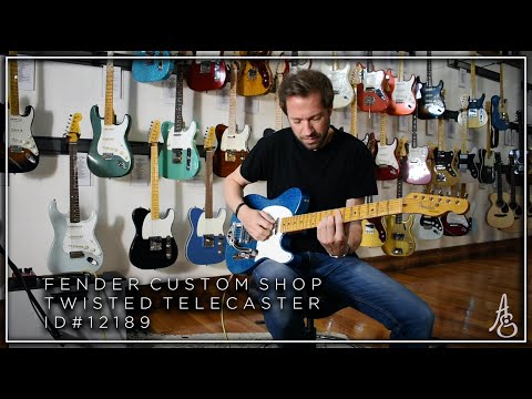 2018 Fender Custom Shop Twisted Telecaster Journeyman Relic in Blue Sparkle w/Bigsby - Superb Condition! image 26