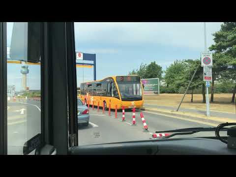 Full Route Visual | Kinchbus Skylink - Leicester to Derby | 915 (BF67 WHN)