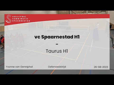 26 Aug 23 - vc Spaarnestad H1 vs Taurus H1 (Oefenwedstrijd)