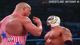 Download lagu Kurt Angle vs Rey Mysterio WWE Smackdown mp3