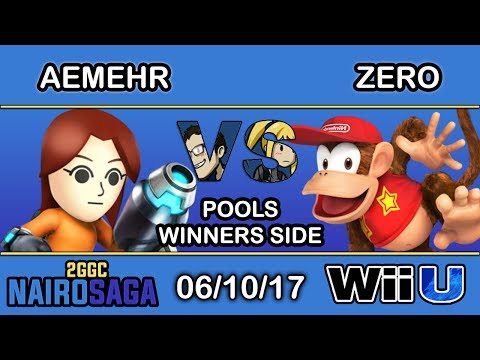 2GGC: Nairo Saga - Kh | AEMehr (Mii Gunner) Vs. TSM | ZeRo (Diddy Kong) Pools Winners Side