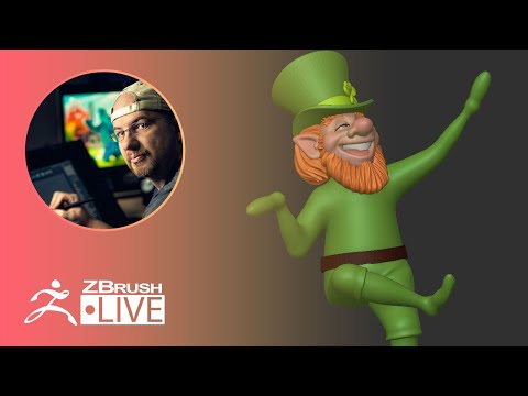 Create a Leprechaun #withme! Part 2 - Shane Olson - ZBrush 2021.6