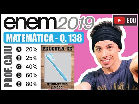 [ENEM 2019] 138 📘 PORCENTAGEM Uma pessoa, que perdeu um objeto pessoal quando visitou uma cidade