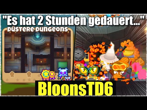 DIE DÜSTERE DUNGEON SCHIMPANSENTAKTIK! - Bloons TD6 [Deutsch/German]