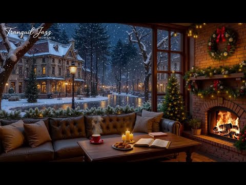 Beautiful Winter Jazz Piano Music ❄️ A Warm Winter Cafe Atmosphere for Relax, Focus & Study