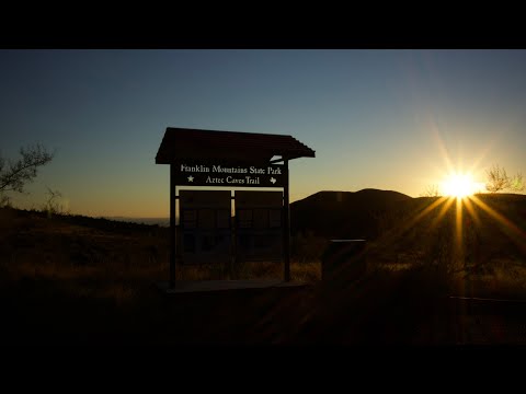 Aztec Caves Trail Overview, Franklin Mountains State Park, El Paso, Texas