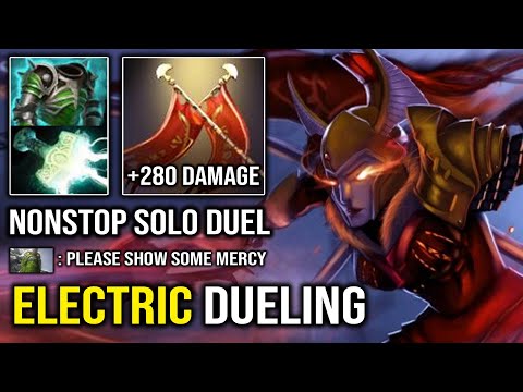 ELECTRIC DUELING Mjollnir Offlaner Legion +280 Solo Duel DMG with 20Kills Against Mars & TB Dota 2