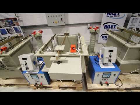 GTech Electroplating Systems 5 Station Manual Plating Line