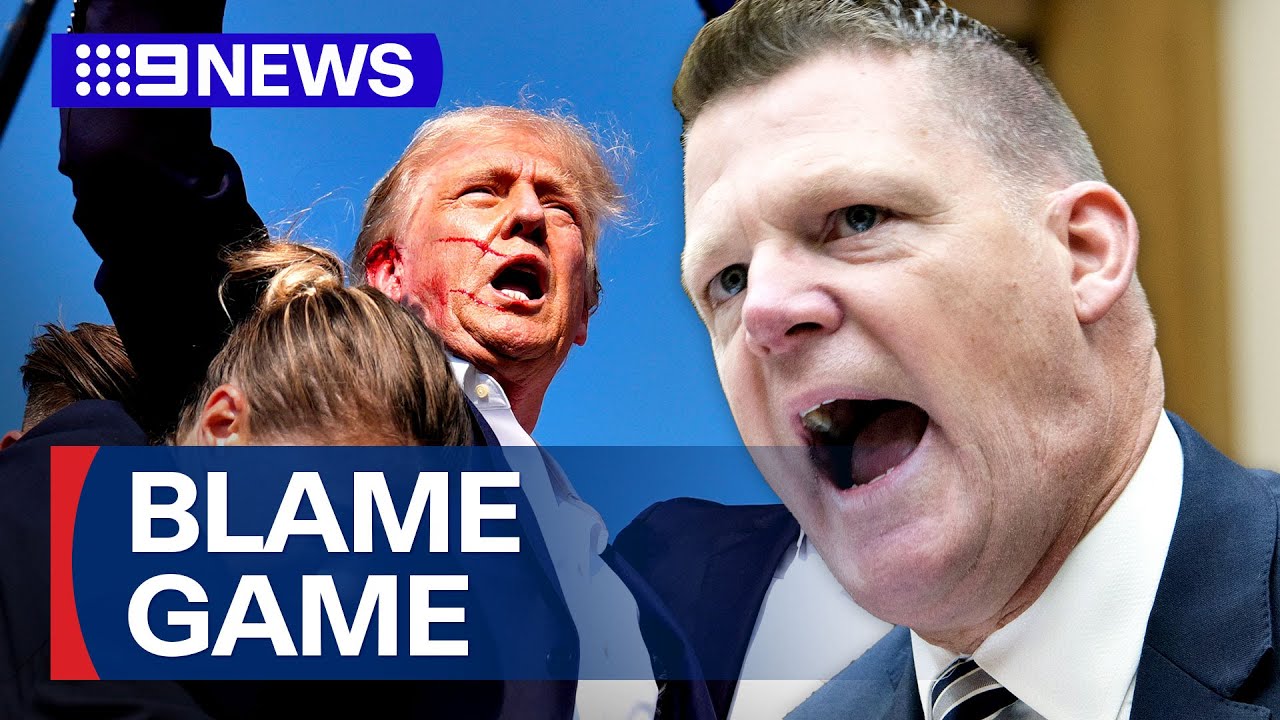 Investigation into Donald Trump’s assassination attempt ends in screaming match | 9 News Australia