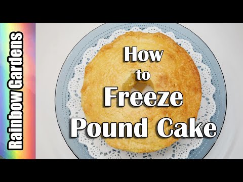How to Freeze Pound Cake