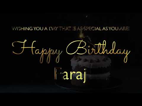 Happy Birthday Faraj