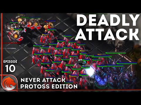 "NeverCheese" 12 Pools Me With Drones... | Never Attack to GM PROTOSS Edition #10