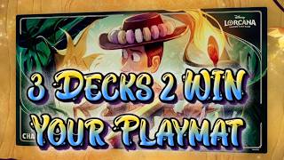 WIN Your Playmat! 3 Decks to Take 1st at Set Championships!