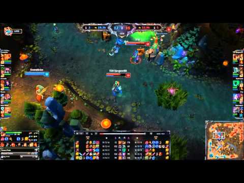 TSM Dyrus, d Crumbz & VMan7 vs. TSM Bjergsen & C9 Hai - LoL Challenger - Diamond 1 Game NA SoloQ