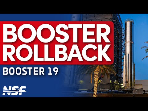 SpaceX returns Flight 12's Booster 19 to Production Site