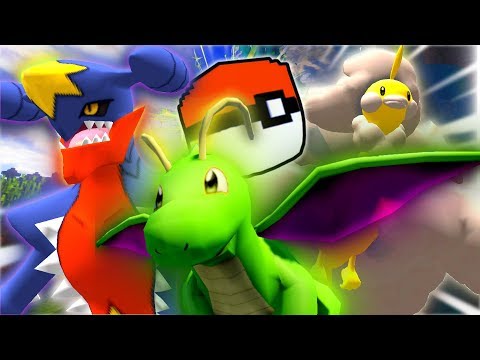 Minecraft Pixelmon GREEN VS BLUE - DRAGON MASTER COMEBACK!? (Minecraft Pokemon Mod)